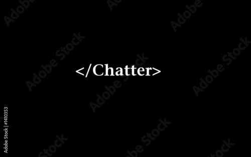 end chatter