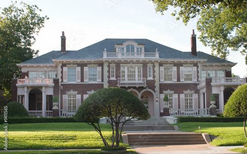 large urban colonial style house
