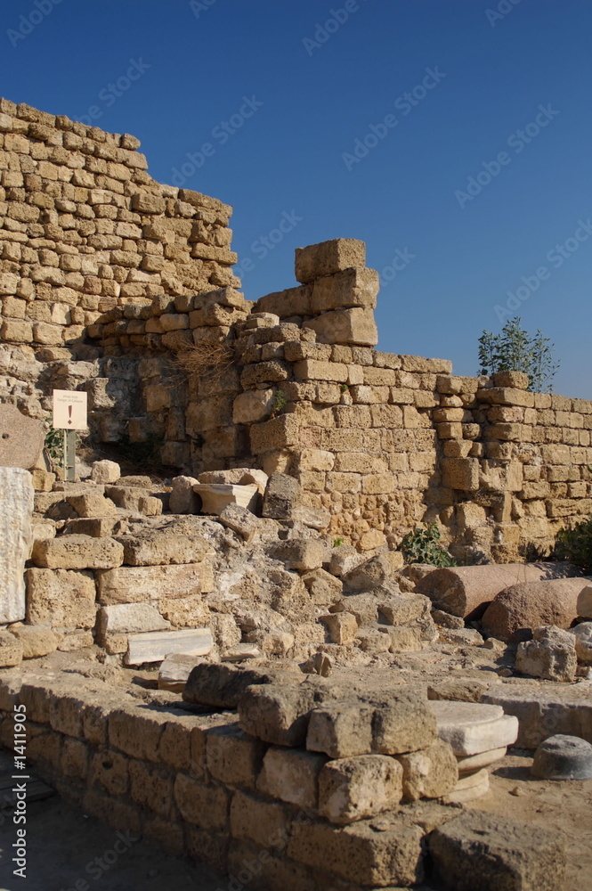 keisaria castle ruins keisaria castle ruins
