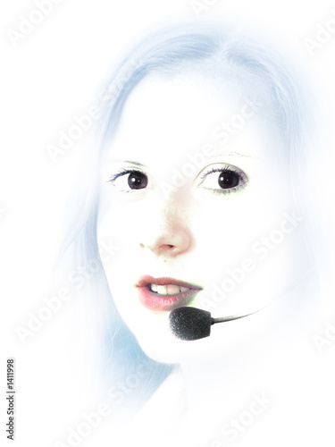 blue girl
