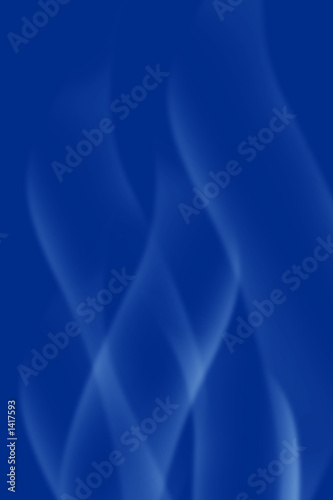 blue "smoking" abstraction