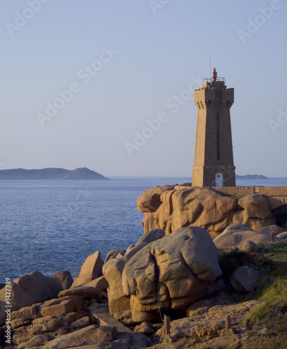 lighthouse ploumenach brittany france © david hughes