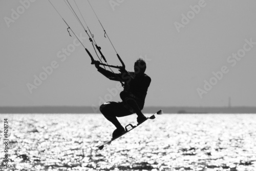 kite-surfer jump