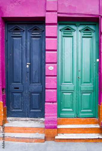 two doors and four colors