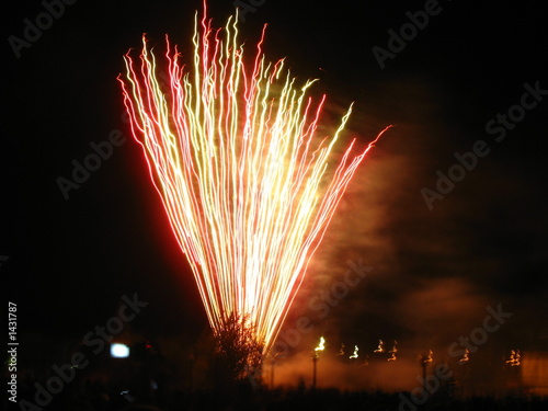 beautiful explosion of light