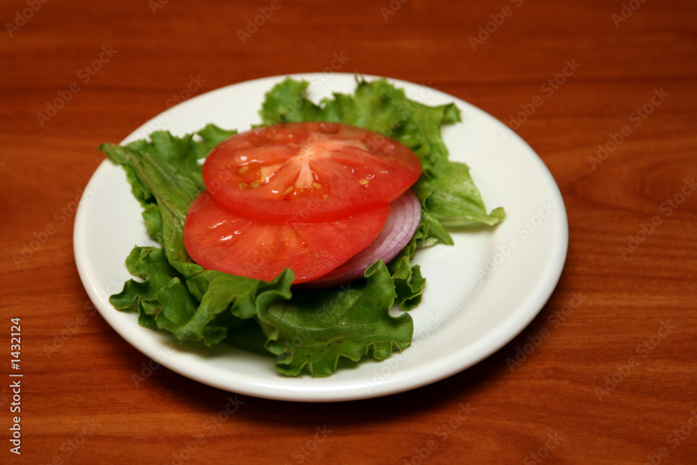 tomato on salad tomato on salad