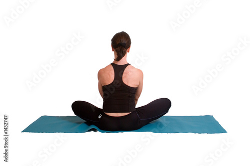 yoga poses and exercice photo