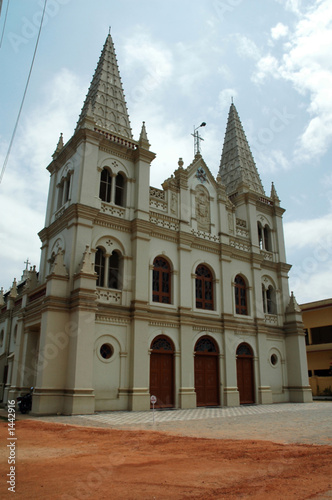 india, cochin: santa cruz cathedral