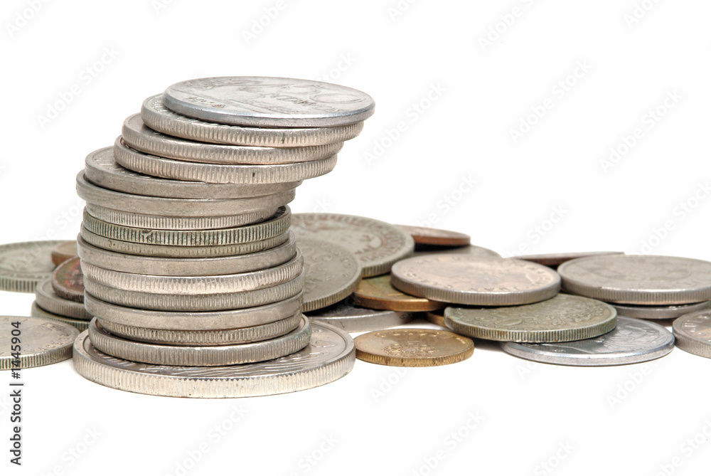 stack of coins