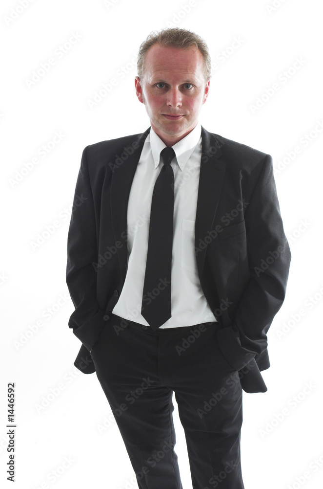 man in black man in black