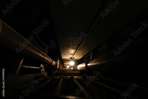 stairwell in old building four