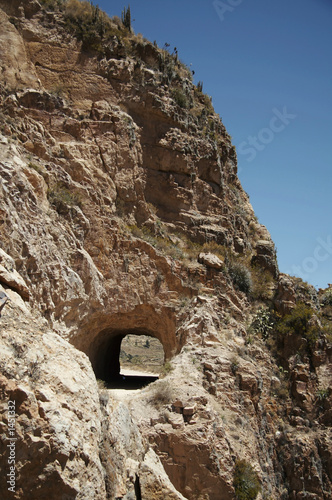 tunnel in the rock photo