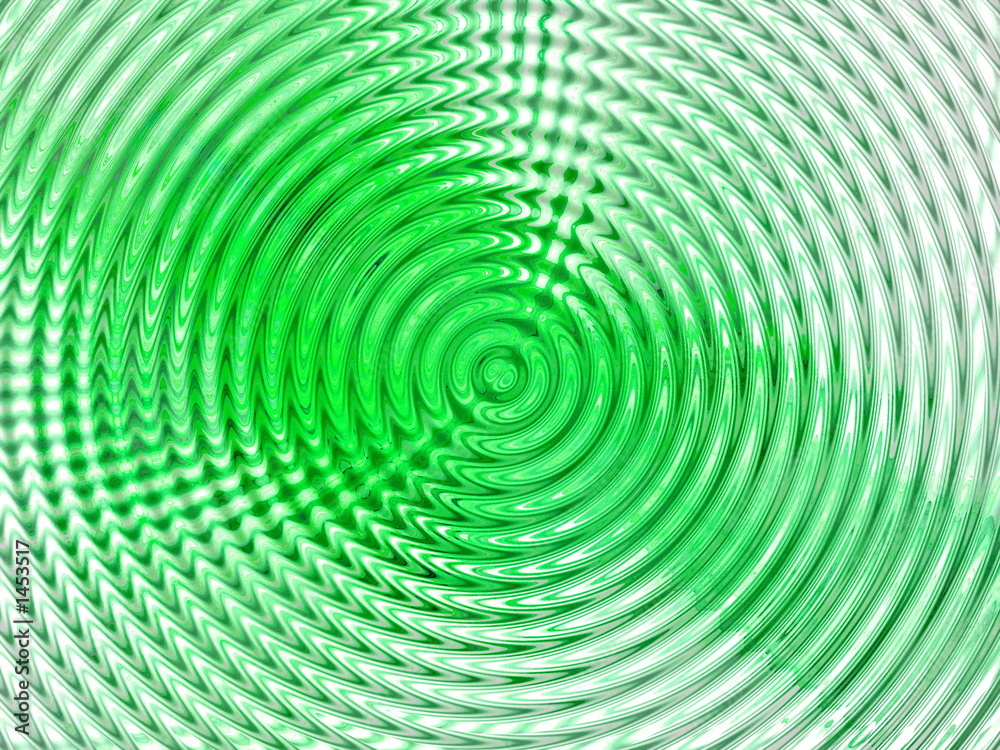 green hypnotc background