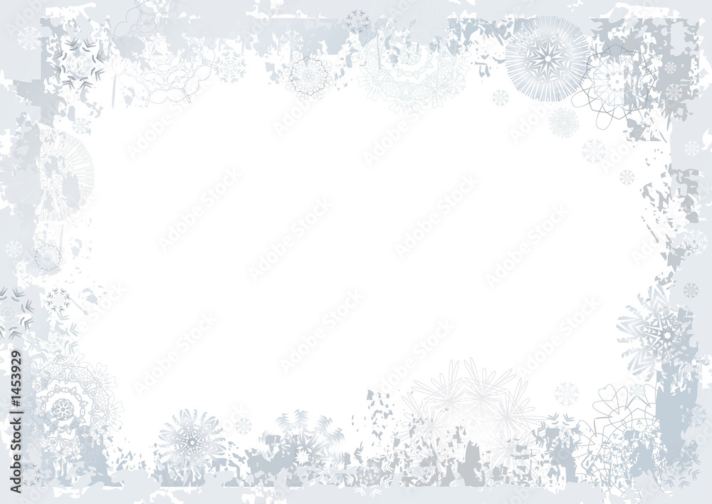 Fototapeta premium background of snowflakes