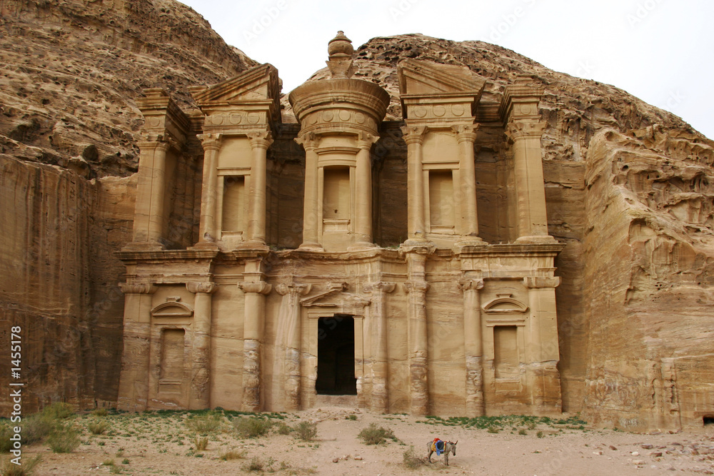 monastery, petra, jordan