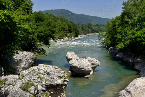 the mountain river  belaya   south of russia