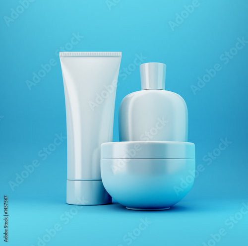 cosmetic products 3 - blue