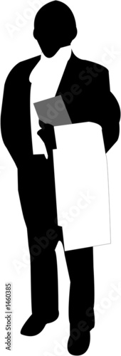 waiter silhouette