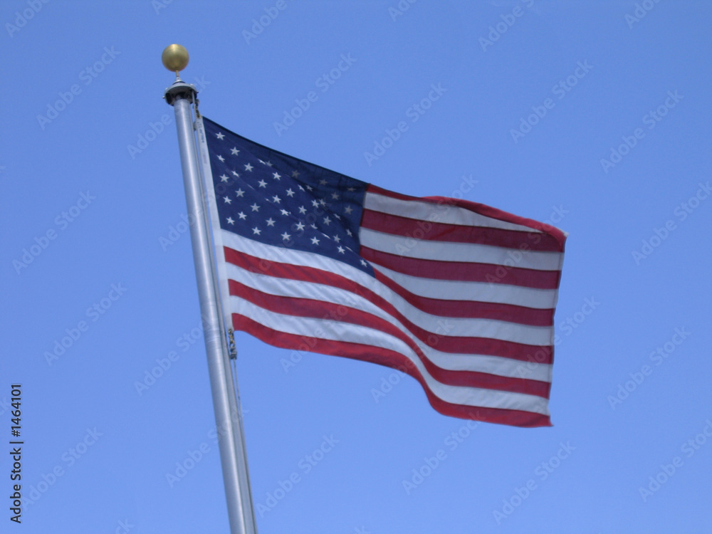 flag on a windy day flag on a windy day