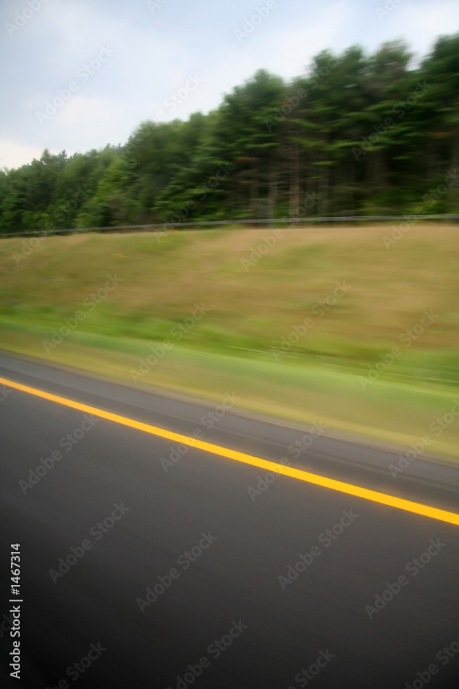 road in motion