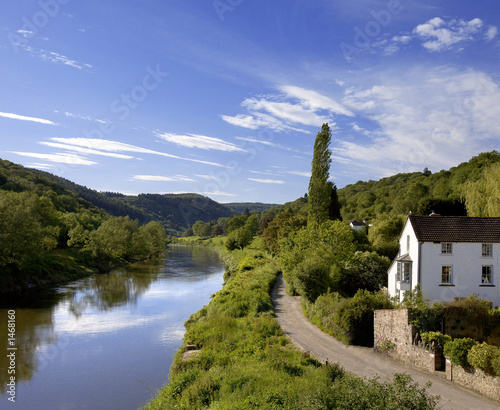river wye the wye valley gloucestershire monmouths photo