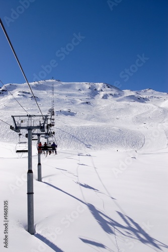 ski resort lift view