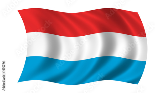 luxemburg luxembourg fahne flag photo