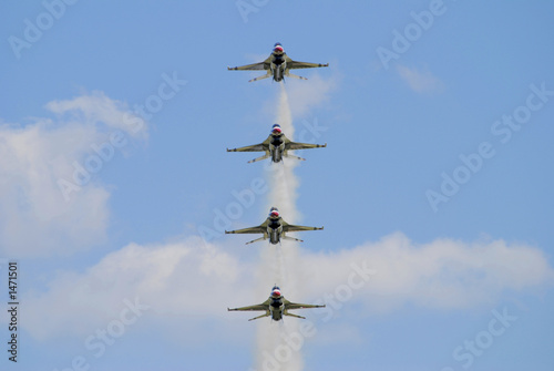 Canvas Print stacked thunderbirds