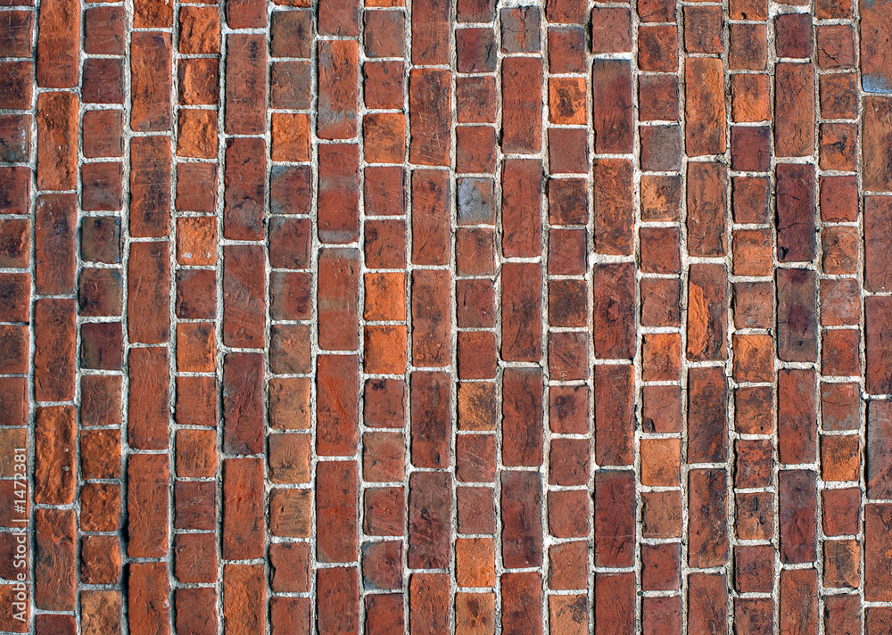Obraz premium old red brick wall