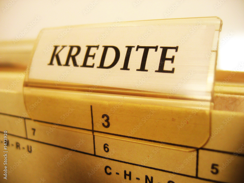 kredite Stock-Foto | Adobe Stock