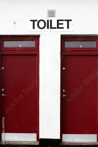 Fototapeta Naklejka Na Ścianę i Meble -  toilet doors