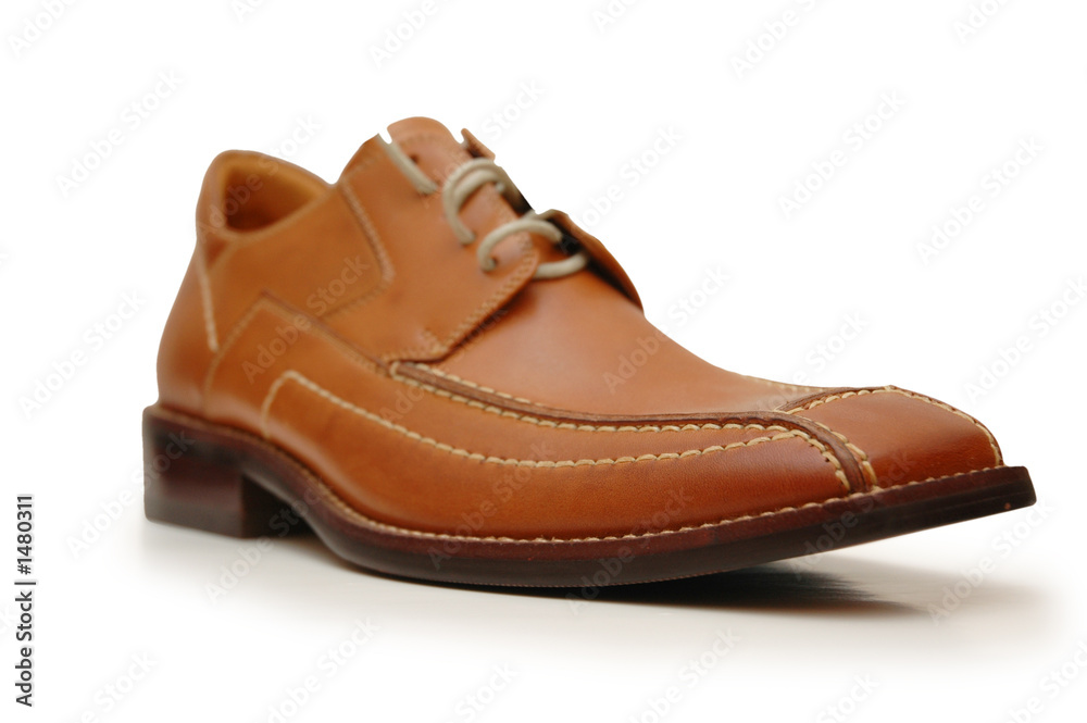 orange male shoe orange male shoe