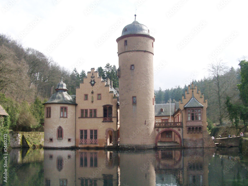fairy tale-like castle in germany