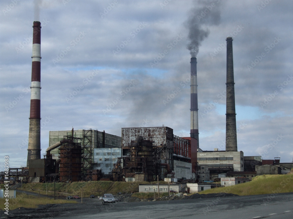 industrial factory harmful for nature