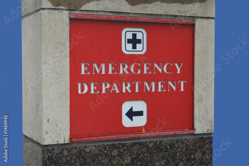 emergency department sign photo