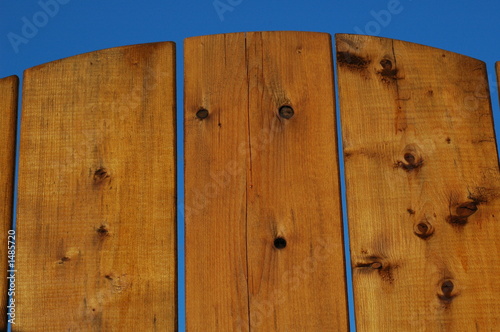 wood fence photo