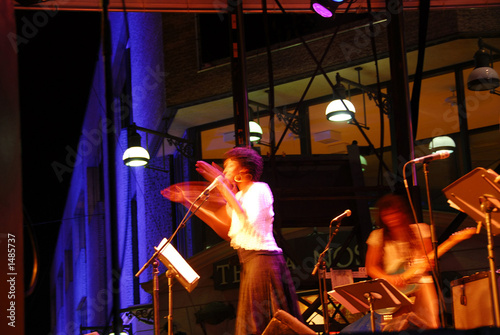Photography jazz singer