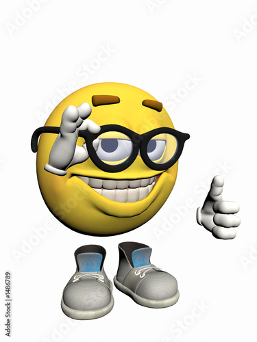 emoticon guy pointing okay.