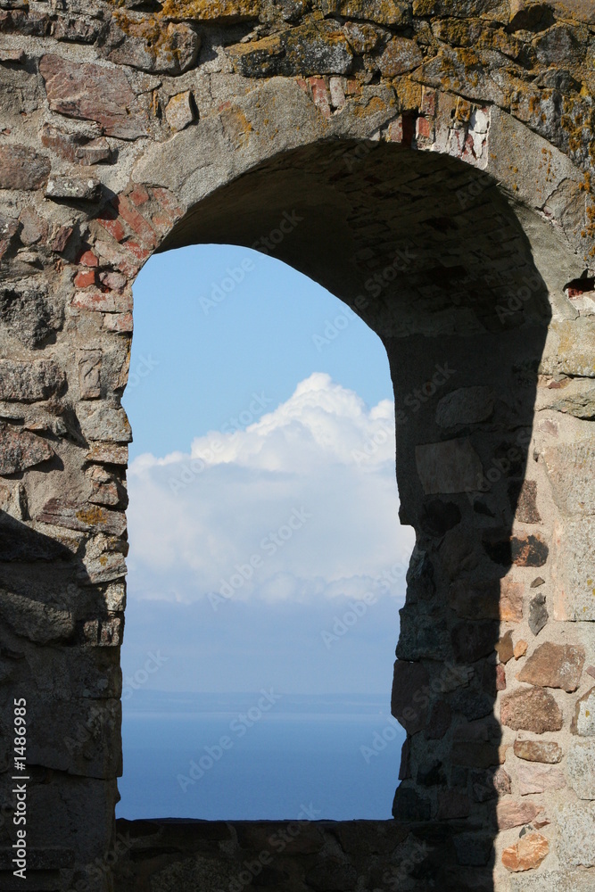 castle ruins window