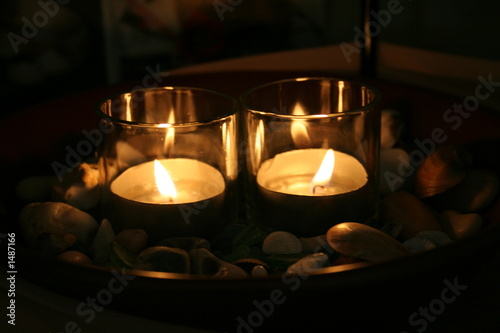 candles in the dark