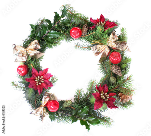 a christmas wreath