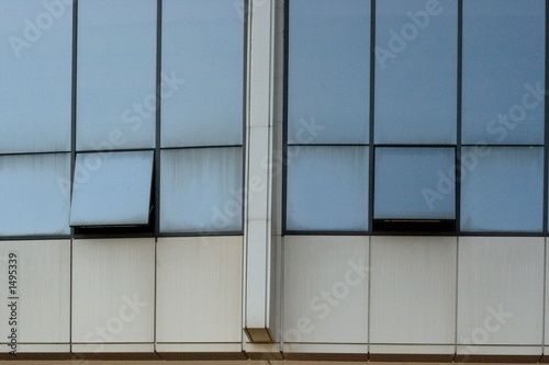 office windows - the face