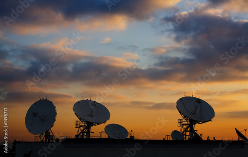 satellite dishes on roof 2