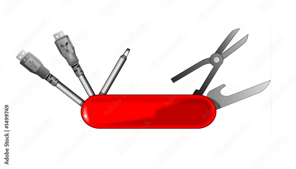 computer usb tool knife