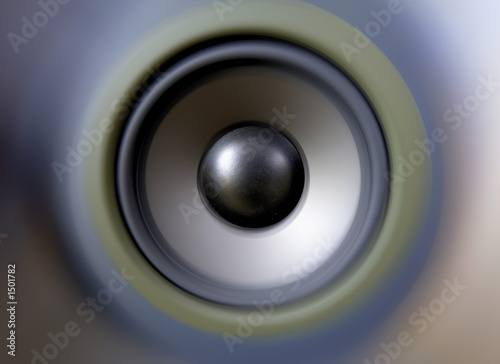 speaker tweeter woofer bass boom box sound waves photo