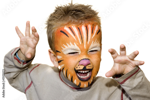 angry lion