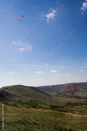 paragliding in the peak district