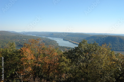 hudson river view in hudson valley, ny
