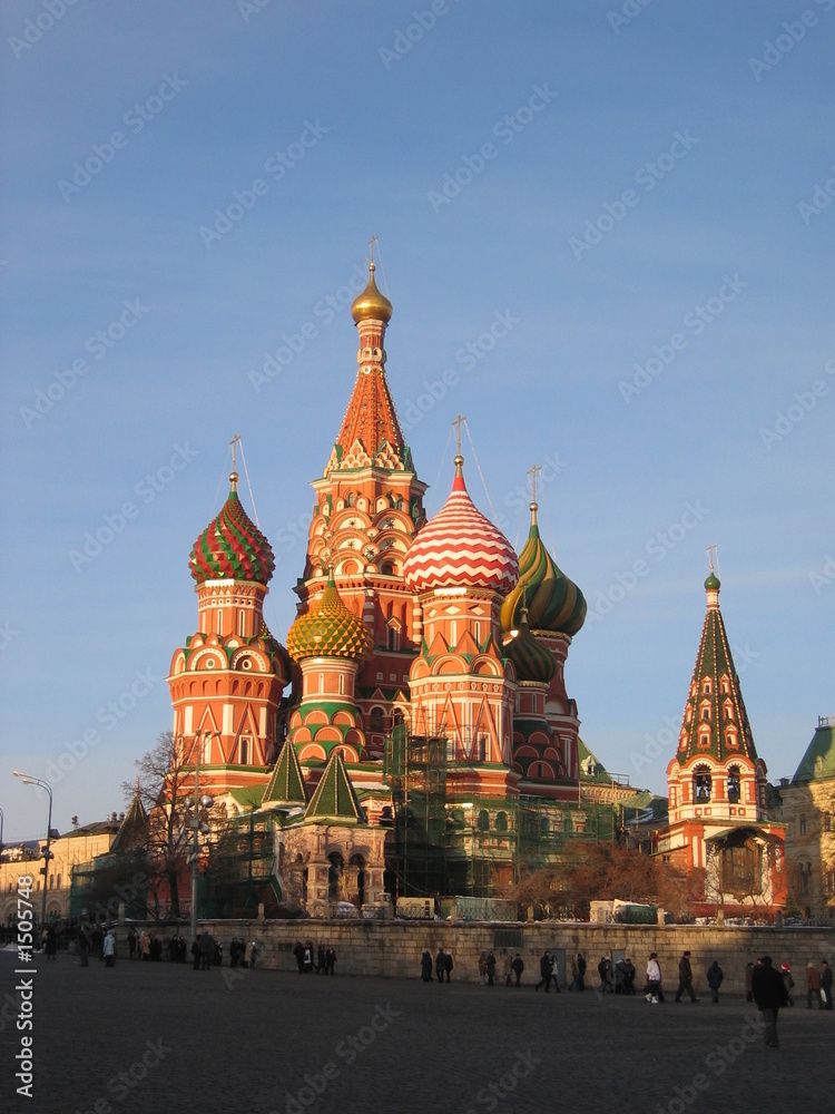 red square sunset