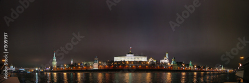 Photography moscow kremlin at night